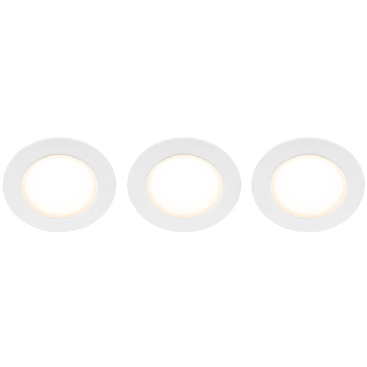 Llitt Doris 230V Dimbar downlight spotlight 3000K 400lm IP65 3-pack Vit in the group HOME ELECTRONICS / Lighting / Ceiling lights at TP E-commerce Nordic AB (C62137)