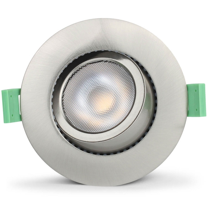 Llitt Ellen Infälld downlight Dim-to-Warm 520lm IP65 1-pack Borstad stål in the group HOME ELECTRONICS / Lighting / Ceiling lights at TP E-commerce Nordic AB (C62140)