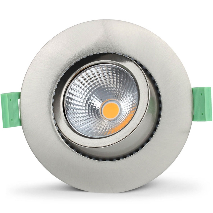 Llitt Lisa Dimbar Infälld downlight 3000K 600lm IP65 1-pack Borstad stål in the group HOME ELECTRONICS / Lighting / Ceiling lights at TP E-commerce Nordic AB (C62144)