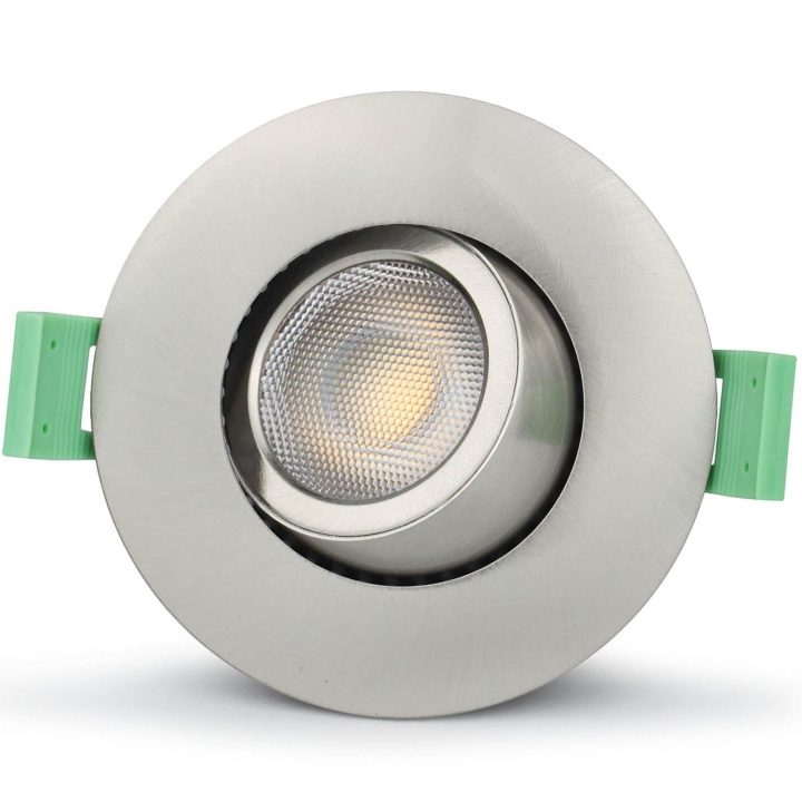 Llitt Sanna Dimbar Infälld downlight 3000K/4000K 520lm IP65 1-pack Borstad stål in the group HOME ELECTRONICS / Lighting / Ceiling lights at TP E-commerce Nordic AB (C62148)