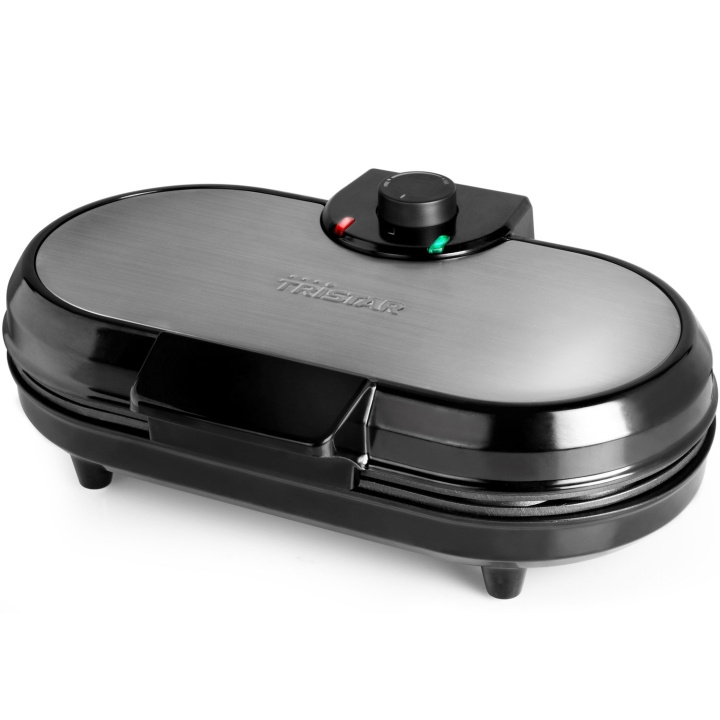 Tristar Våffeljärn Dubbelt 1200W WF-2120 Justerbar termostat in the group HOME, HOUSEHOLD & GARDEN / Household appliances / Waffle irons at TP E-commerce Nordic AB (C62194)