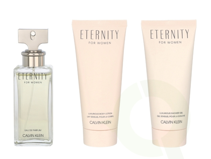 Calvin Klein Eternity For Women Giftset 250 ml Edp Spray 50ml/Body Lotion 100ml/Shower Gel 100ml in the group BEAUTY & HEALTH / Gift sets / Gift sets for her at TP E-commerce Nordic AB (C62217)