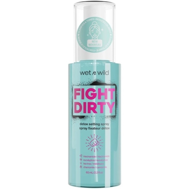 Wet n Wild Fight Dirty Clarifying Setting Spray 65ml in the group BEAUTY & HEALTH / Makeup / Facial makeup / Setting spray at TP E-commerce Nordic AB (C62226)