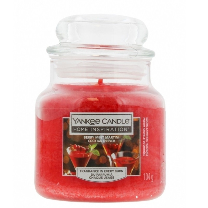 Yankee Candle Home Inspiration Small Berry Mint Martini 104g in the group BEAUTY & HEALTH / Fragrance & Perfume / Other fragrances / Scented candles at TP E-commerce Nordic AB (C62253)