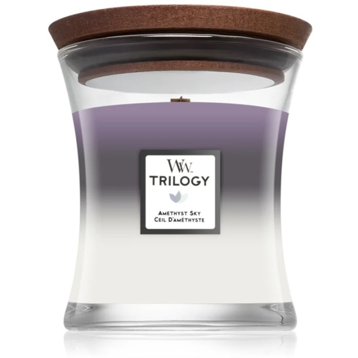WoodWick Trilogy Medium - Amethyst Sky in the group BEAUTY & HEALTH / Fragrance & Perfume / Other fragrances / Scented candles at TP E-commerce Nordic AB (C62254)