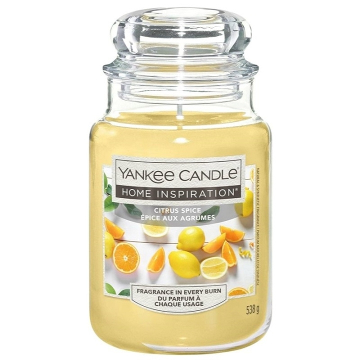 Yankee Candle Home Inspiration Large Citrus Spice 538g in the group BEAUTY & HEALTH / Fragrance & Perfume / Other fragrances / Scented candles at TP E-commerce Nordic AB (C62256)