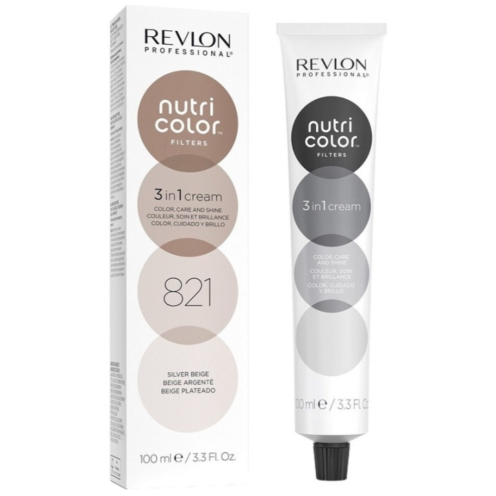 Revlon Nutri Color 821 Silver Beige 100ml in the group BEAUTY & HEALTH / Hair & Styling / Hair care / Conditioner at TP E-commerce Nordic AB (C62299)