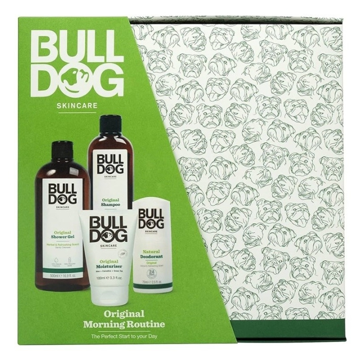 Bulldog believes in creating products for men that unlock the true potential of natural ingredients.Set Contents:Original Shampoo 300mlOriginal Shower Gel 500mlOriginal Moisturizer 100mlOriginal Natural Deodorant 75ml<div style=