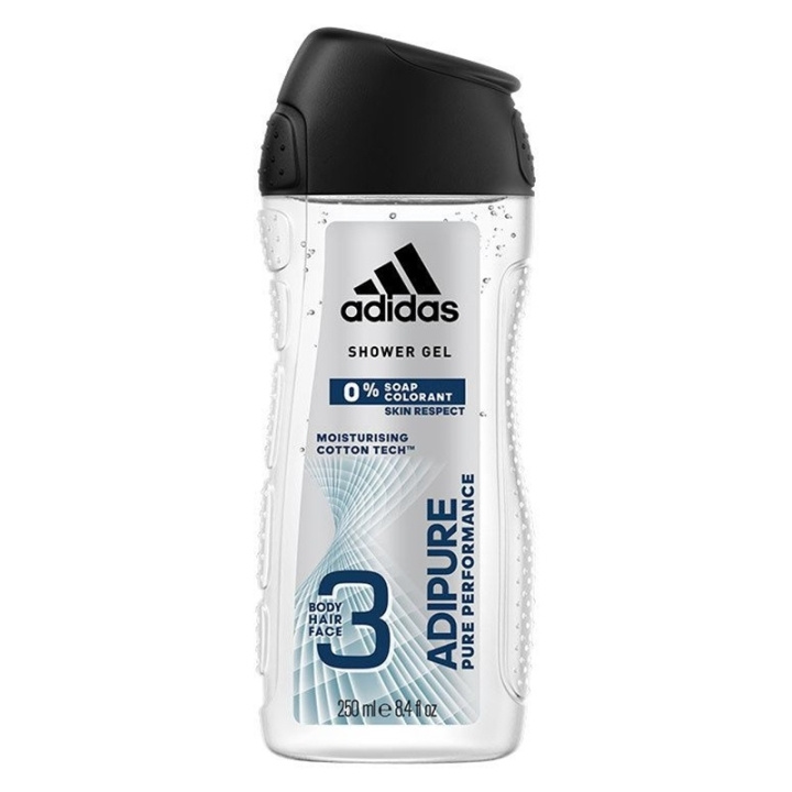 adidas Adipure Shower Gel 250ml in the group BEAUTY & HEALTH / Skin care / Body health / Bath & Shower gels at TP E-commerce Nordic AB (C62394)