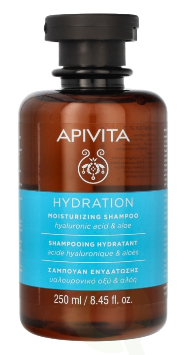 Apivita Moisturizing Shampoo 250 ml Hyalorinic Acid & Aloe in the group BEAUTY & HEALTH / Hair & Styling / Hair care / Schampoo at TP E-commerce Nordic AB (C62429)