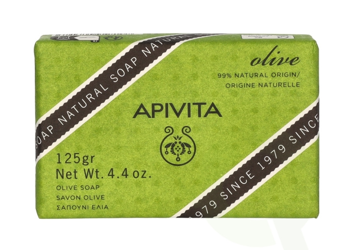 Apivita Natural Soap 125 g Olive in the group BEAUTY & HEALTH / Skin care / Body health / Bath & Shower gels at TP E-commerce Nordic AB (C62433)