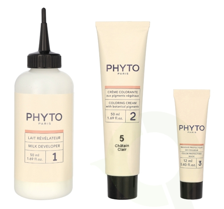 Phyto Phytocolor Permanent Color 112 ml #05 Light Brown in the group BEAUTY & HEALTH / Hair & Styling / Hair care / Hair Dye / Hair Dye & Color bombs at TP E-commerce Nordic AB (C62437)