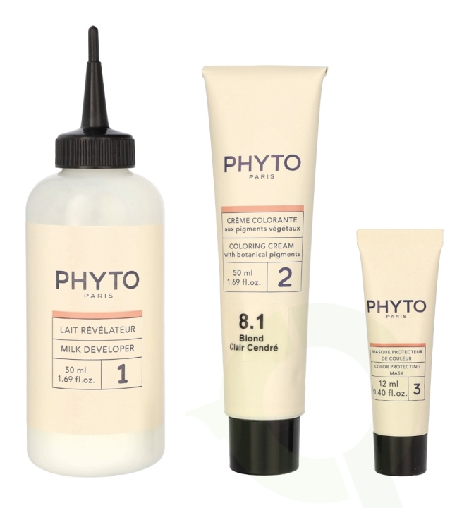 Phyto Phytocolor Permanent Color 112 ml 8.1 Blond Clair in the group BEAUTY & HEALTH / Hair & Styling / Hair care / Hair Dye / Hair Dye & Color bombs at TP E-commerce Nordic AB (C62439)