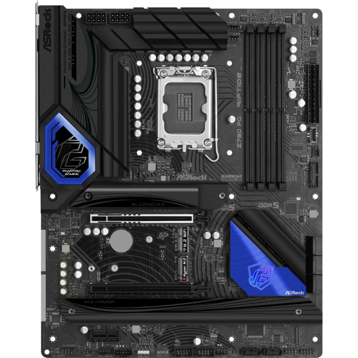 ASRock Z790 Phantom Gaming Riptide - DDR5 in the group COMPUTERS & PERIPHERALS / Computer components / Motherboard at TP E-commerce Nordic AB (C62525)