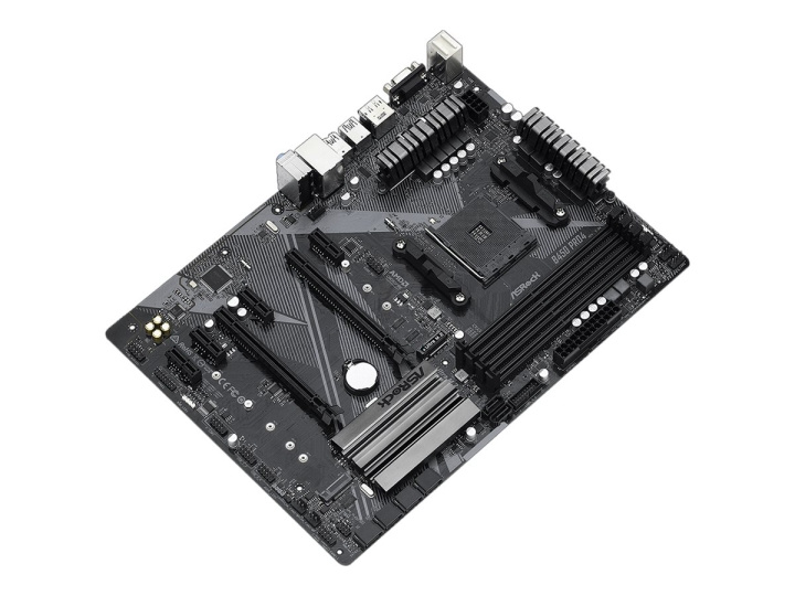 ASRock B450 Pro4 R2.0 ATX AM4 AMD B450 in the group COMPUTERS & PERIPHERALS / Computer components / Motherboard at TP E-commerce Nordic AB (C62651)