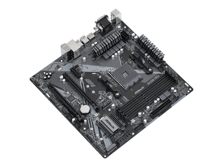 ASRock B450M Pro4 R2.0 Micro-ATX AM4 AMD B450 in the group COMPUTERS & PERIPHERALS / Computer components / Motherboard at TP E-commerce Nordic AB (C62660)