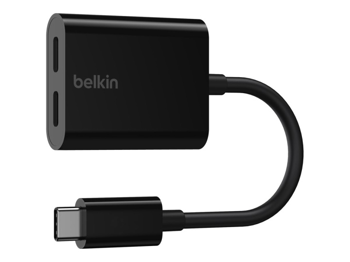 Belkin Connect Audio Charge USB-C to USB-C headphone/charging adapter 14m in the group COMPUTERS & PERIPHERALS / Laptops & accessories / Docking station at TP E-commerce Nordic AB (C62710)