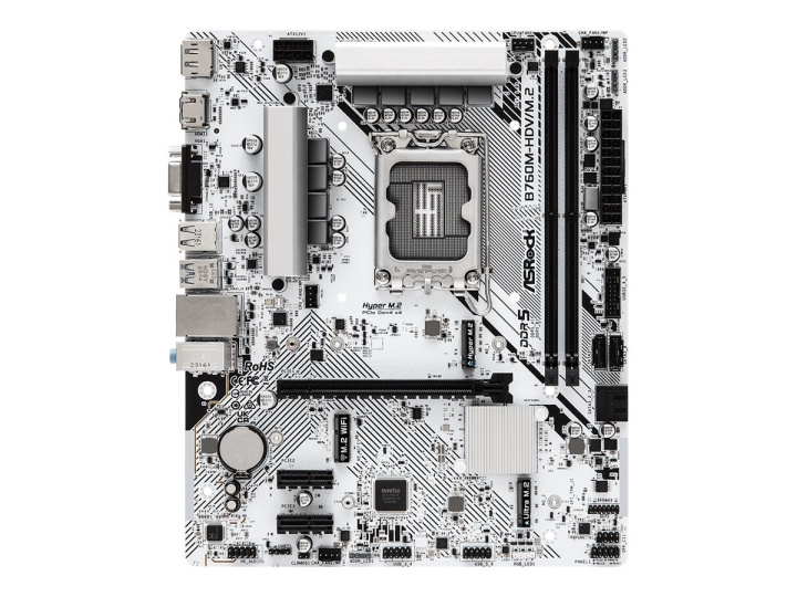ASRock B760M-H/M.2 - mATX DDR5 LGA1700 in the group COMPUTERS & PERIPHERALS / Computer components / Motherboard at TP E-commerce Nordic AB (C62733)