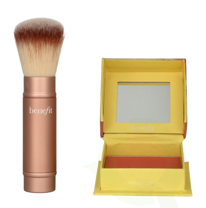 Benefit Cheek-End Getaway Set 6 g Shellie Blush 6gr/Multitasking Brush in the group BEAUTY & HEALTH / Gift sets / Gift sets for her at TP E-commerce Nordic AB (C62973)