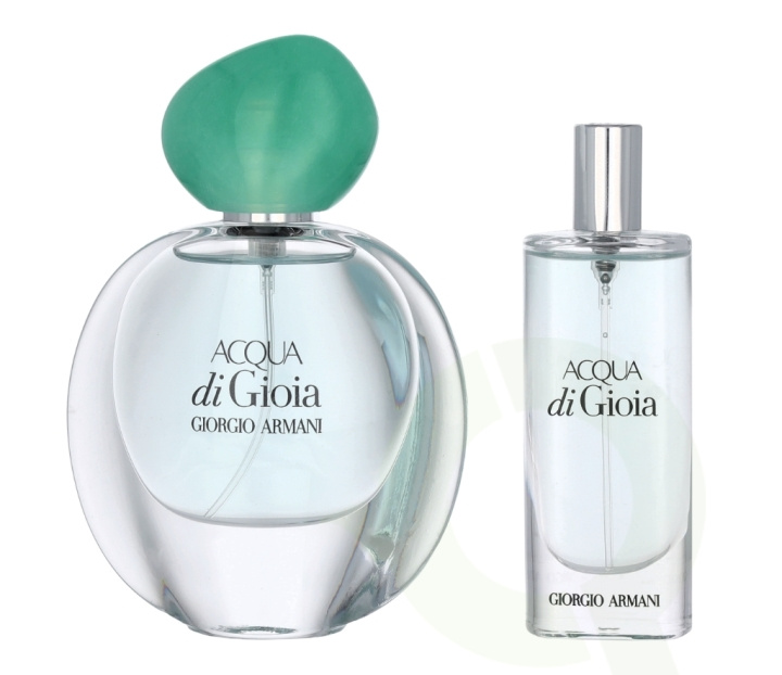 Armani Acqua Di Gioia Giftset 45 ml Edp Spray 30ml/Edp Spray 15ml in the group BEAUTY & HEALTH / Fragrance & Perfume / Perfumes / Perfume for her at TP E-commerce Nordic AB (C62984)