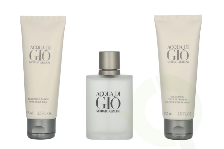 Armani Acqua Di Gio Pour Homme Giftset 200 ml Edt Spray 50ml/DG 75ml/Asb 75ml in the group BEAUTY & HEALTH / Fragrance & Perfume / Perfumes / Perfume for him at TP E-commerce Nordic AB (C62987)