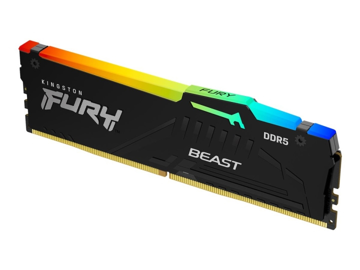Kingston FURY Beast DDR5 16GB 5600MHz CL36 On-die ECC in the group COMPUTERS & PERIPHERALS / Computer components / RAM memory / DDR5 at TP E-commerce Nordic AB (C63047)