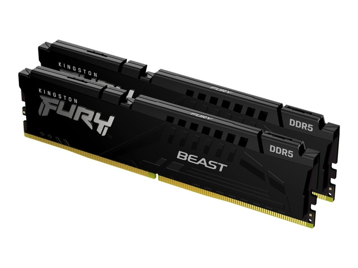 Kingston FURY Beast DDR5 32GB kit 6000MHz CL36 On-die ECC in the group COMPUTERS & PERIPHERALS / Computer components / RAM memory / DDR5 at TP E-commerce Nordic AB (C63050)