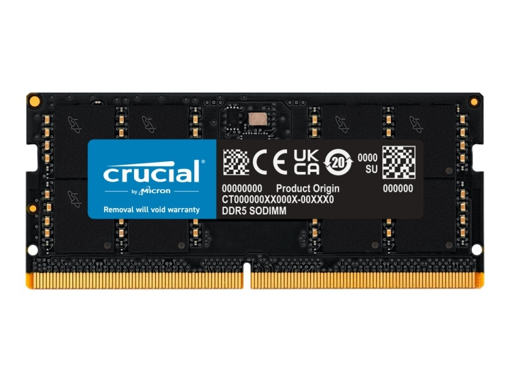Crucial DDR5 32GB 5600MHz CL46 Non-ECC SO-DIMM 262-PIN in the group COMPUTERS & PERIPHERALS / Computer components / RAM memory / DDR5 at TP E-commerce Nordic AB (C63071)