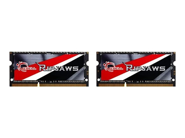 G.Skill Ripjaws DDR3L 16GB kit 1600MHz CL9 Non-ECC SO-DIMM 204-PIN in the group COMPUTERS & PERIPHERALS / Computer components / RAM memory / DDR3 SoDimm at TP E-commerce Nordic AB (C63086)