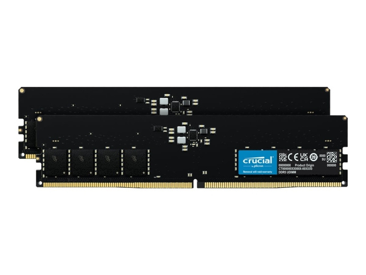 Crucial DDR5 64GB kit 4800MHz CL40 Non-ECC in the group COMPUTERS & PERIPHERALS / Computer components / RAM memory / DDR5 at TP E-commerce Nordic AB (C63216)
