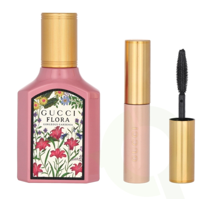 Gucci Flora Gorgeous Gardenia Giftset 33 ml Edp Spray 30ml/Mini Mascara 3ml in the group BEAUTY & HEALTH / Gift sets / Gift sets for her at TP E-commerce Nordic AB (C63437)