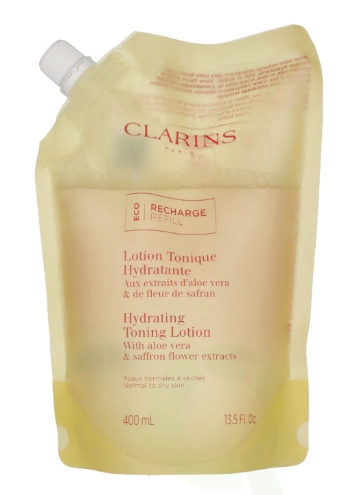 Clarins Hydrating Toning Lotion Eco Refill 400 ml in the group BEAUTY & HEALTH / Skin care / Face / Cleaning at TP E-commerce Nordic AB (C63458)