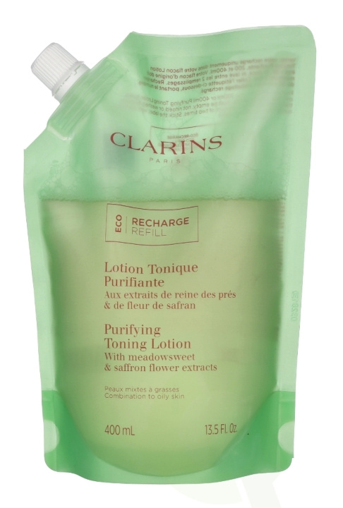 Clarins Purifying Toning Lotion Eco Refill 400 ml in the group BEAUTY & HEALTH / Skin care / Face / Cleaning at TP E-commerce Nordic AB (C63459)
