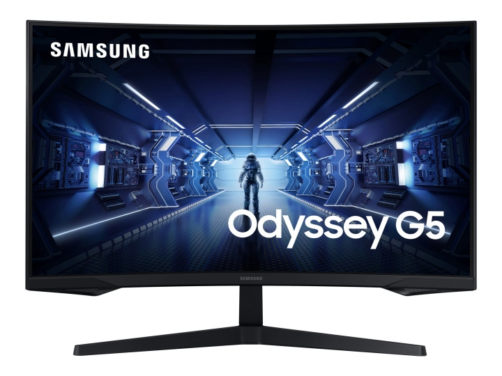 Samsung Odyssey G5 C27G55TQBU 27 2560 x 1440 (2K) HDMI DisplayPort 144Hz in the group COMPUTERS & PERIPHERALS / Computer monitor / Computer monitors at TP E-commerce Nordic AB (C63544)