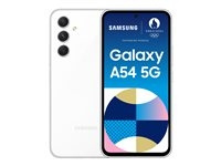 Samsung Galaxy A54 5G 6.4 128GB Vit in the group SMARTPHONE & TABLETS / Mobile phones & smartphones at TP E-commerce Nordic AB (C63567)