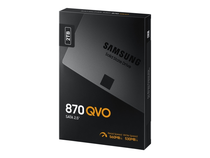 Samsung 870 QVO SSD MZ-77Q2T0BW 2TB 2.5 SATA-600 in the group COMPUTERS & PERIPHERALS / Computer components / Harddrives / SSD at TP E-commerce Nordic AB (C63676)