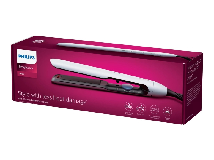 Philips himmelsblå plattång BHS520 in the group BEAUTY & HEALTH / Hair & Styling / Styling Tools / Straighteners at TP E-commerce Nordic AB (C63721)