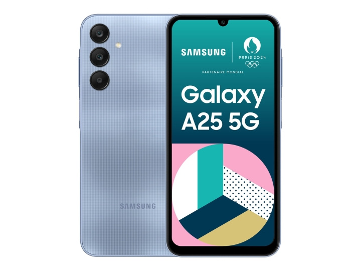 Samsung Galaxy A25 6.5 256GB Blå in the group SMARTPHONE & TABLETS / Mobile phones & smartphones at TP E-commerce Nordic AB (C63749)