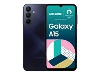 Samsung Galaxy A15 6.5 128GB Blå Svart in the group SMARTPHONE & TABLETS / Mobile phones & smartphones at TP E-commerce Nordic AB (C63757)