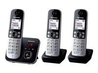 Panasonic KX-TG6823 Trådlös telefon utan nummerpresentation Svart in the group HOME ELECTRONICS / Audio & Picture / Fixed telephony / Wireless phones at TP E-commerce Nordic AB (C63800)
