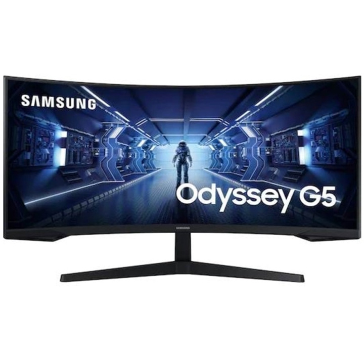 Samsung Odyssey G5 C34G55TWWP 34 3440 x 1440 (UltraWide) HDMI DisplayPort 165Hz in the group COMPUTERS & PERIPHERALS / Computer monitor / Computer monitors at TP E-commerce Nordic AB (C63823)
