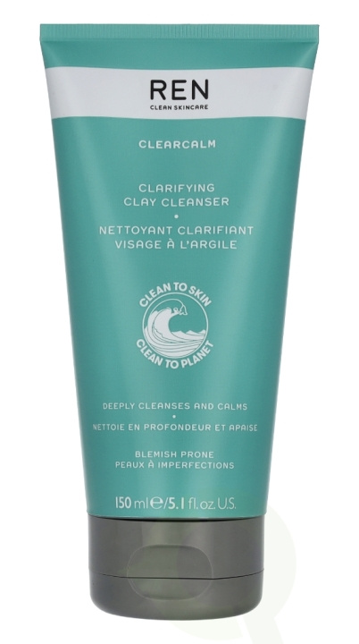 REN Clearcalm 3 Clarifying Clay Cleanser 150 ml in the group BEAUTY & HEALTH / Skin care / Face at TP E-commerce Nordic AB (C63893)