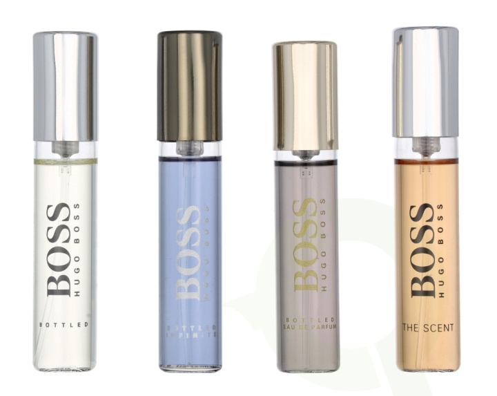Hugo Boss Miniatures Set 40 ml 4x10ml - Bottled Edt 10ml/Bottled Edp 10ml/Infinite Edp 10ml/The Scent Him Edt 10ml in the group BEAUTY & HEALTH / Fragrance & Perfume / Perfumes / Perfume for him at TP E-commerce Nordic AB (C63903)