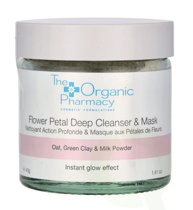 The Organic Pharmacy Flower Petal Deep Cleanser & Mask 40 g in the group BEAUTY & HEALTH / Skin care / Face / Masks at TP E-commerce Nordic AB (C64004)