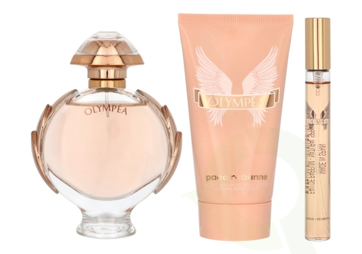 Paco Rabanne Olympea Giftset 135 ml Edp Spray 50ml/Travel Spray 10ml/Body Lotion 75ml in the group BEAUTY & HEALTH / Gift sets / Gift sets for her at TP E-commerce Nordic AB (C64046)