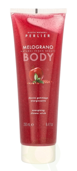 Perlier Energizing Shower Scrub 250 ml Pomegranate in the group BEAUTY & HEALTH / Skin care / Face / Scrub / Peeling at TP E-commerce Nordic AB (C64067)