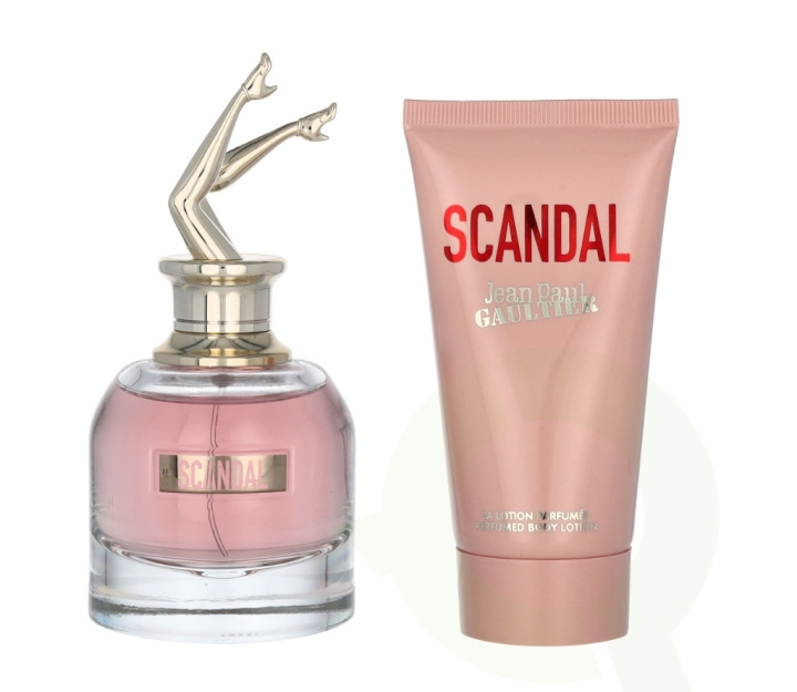 Jean Paul Gaultier Scandal Giftset 125 ml Edp Spray 50ml/Body Lotion 75ml in the group BEAUTY & HEALTH / Fragrance & Perfume / Perfumes / Perfume for her at TP E-commerce Nordic AB (C64096)