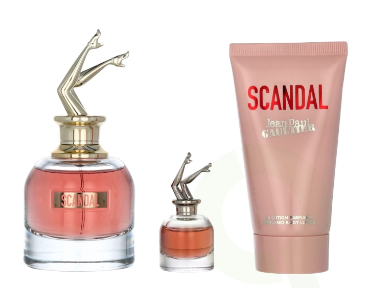 Jean Paul Gaultier Scandal Giftset 131 ml Edp Spray 50ml/Body Lotion 75ml/Edp 6ml in the group BEAUTY & HEALTH / Fragrance & Perfume / Perfumes / Perfume for her at TP E-commerce Nordic AB (C64147)