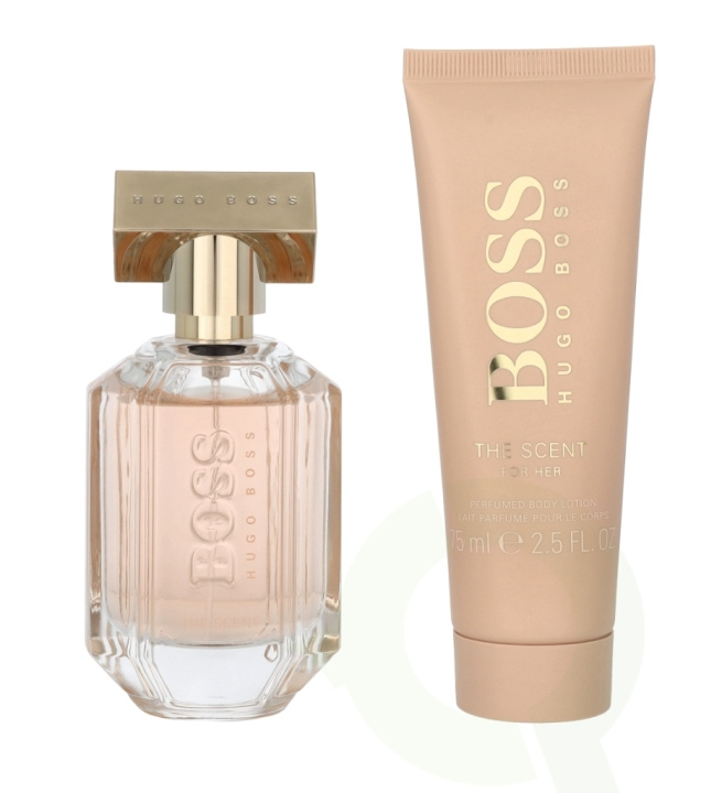 Hugo Boss The Scent For Her Giftset 125 ml Edp Spray 50ml/Body Lotion 75ml in the group BEAUTY & HEALTH / Fragrance & Perfume / Perfumes / Perfume for her at TP E-commerce Nordic AB (C64174)