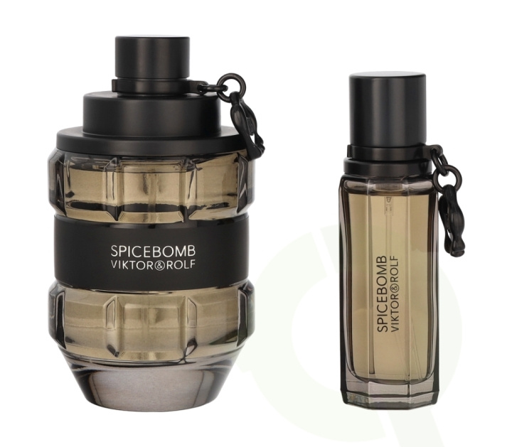Viktor & Rolf Spicebomb Pour Homme Giftset 110 ml Edp Spray 90ml/Mini 20ml Spring 2023 in the group BEAUTY & HEALTH / Gift sets / Gift sets for him at TP E-commerce Nordic AB (C64224)